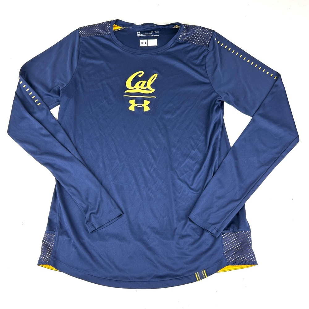 Under Armour Cal Bears Team Blue Long Sleeve T-shirt Womens Medium